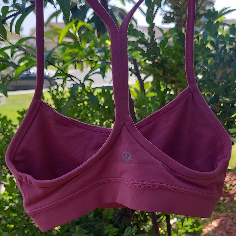 Lululemon Athletica Pink Sports Bra Intimates - Picture 4 of 8